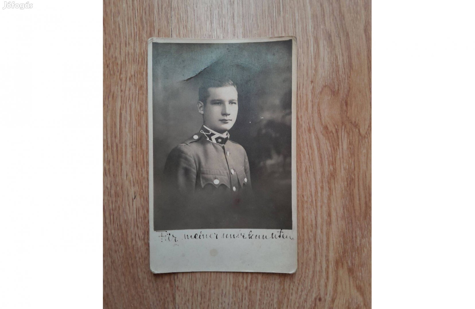 Régi német katona képeslap