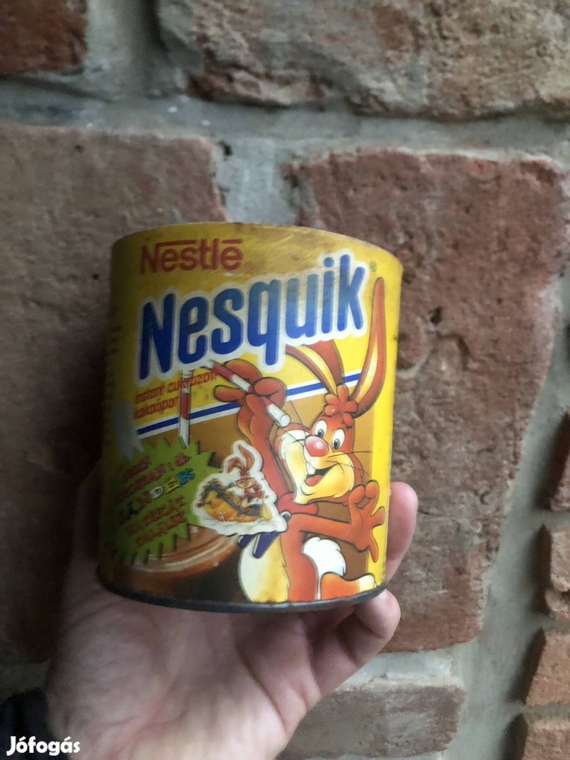 Régi nesquik kakaós fémdoboz tető nélkül 2500 Ft 