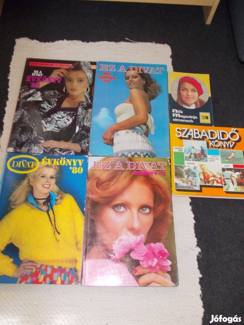 Régi női magazinok egybena