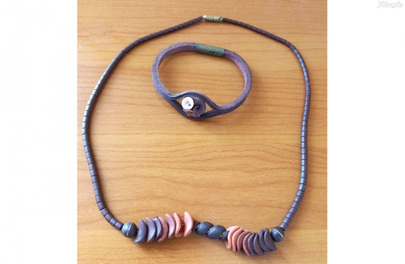 Régi nyaklánc és karkötő, retro buliba, farsangi jelmez