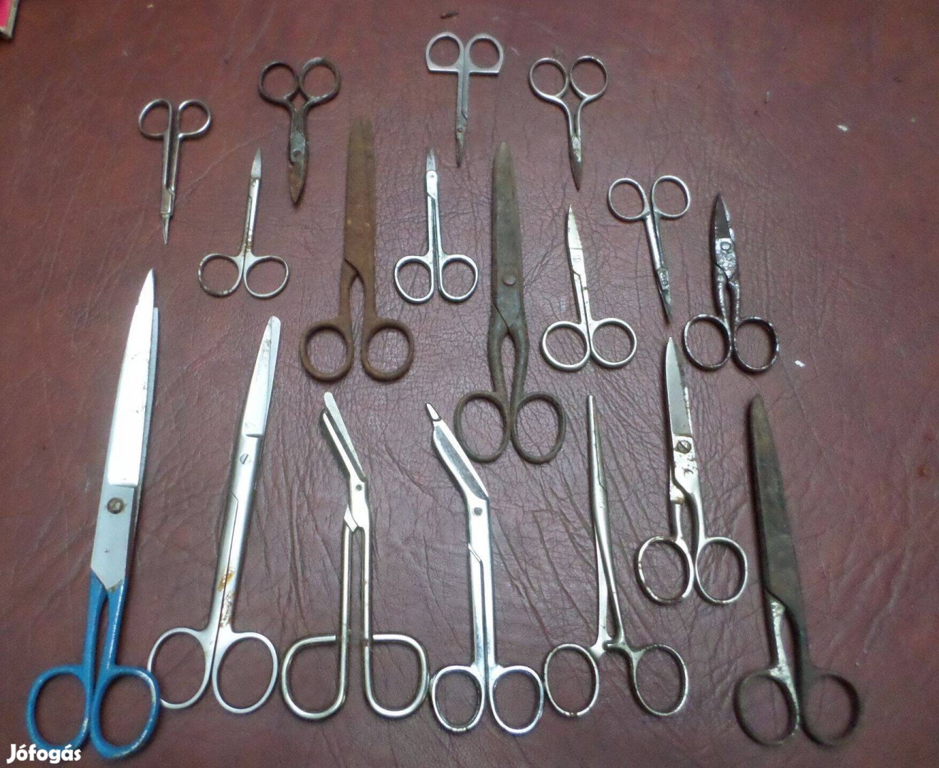 Régi olló kisolló gyűjtemény