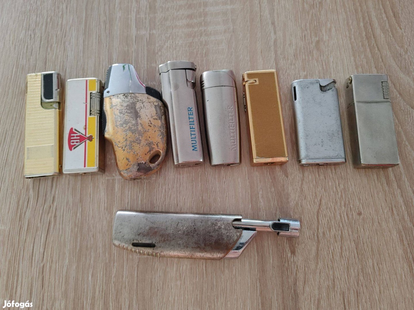 Régi öngyújtók-ismeretlen fellelt állapotban