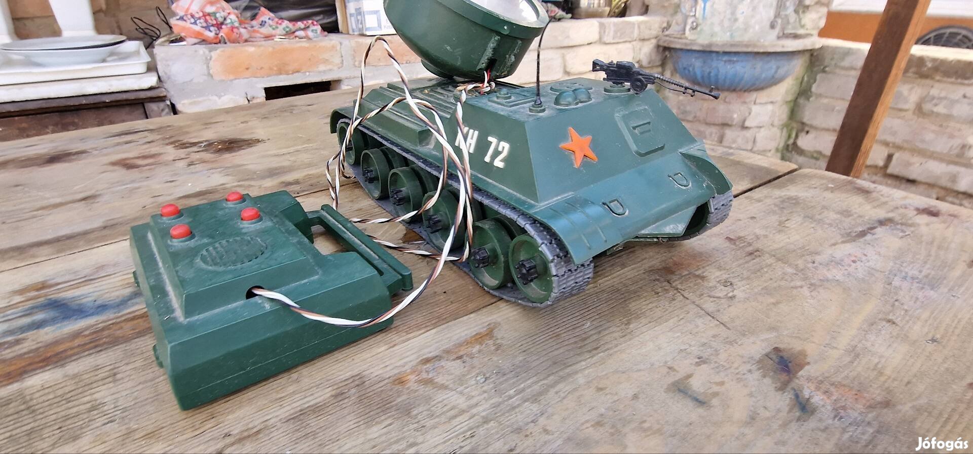Régi orosz távos játék régi távirányítós tank retro