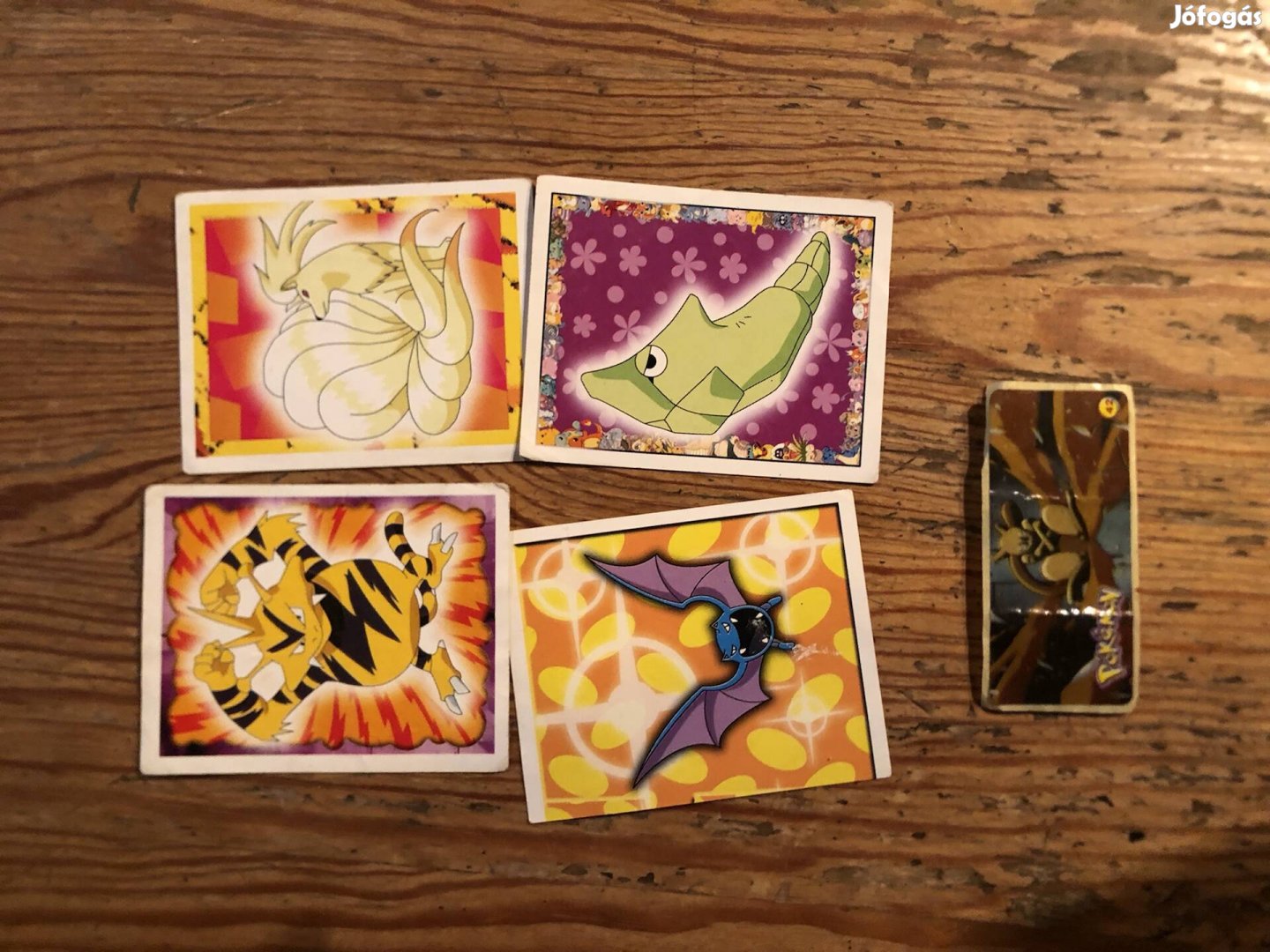 Régi pokemon matrica 4 db egyben 1000 Ft