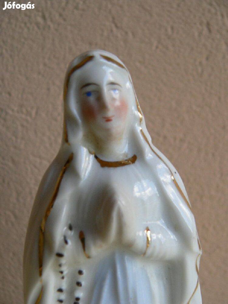 Régi porcelán Mária szobor, vallás