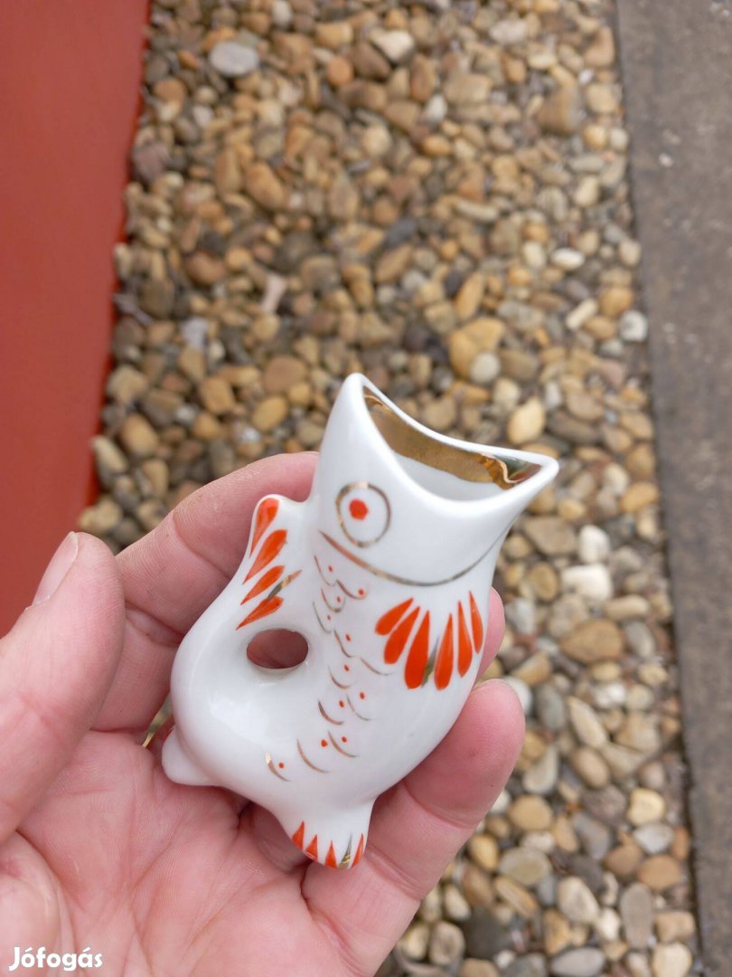 Régi porcelán nipp hal Ukrán