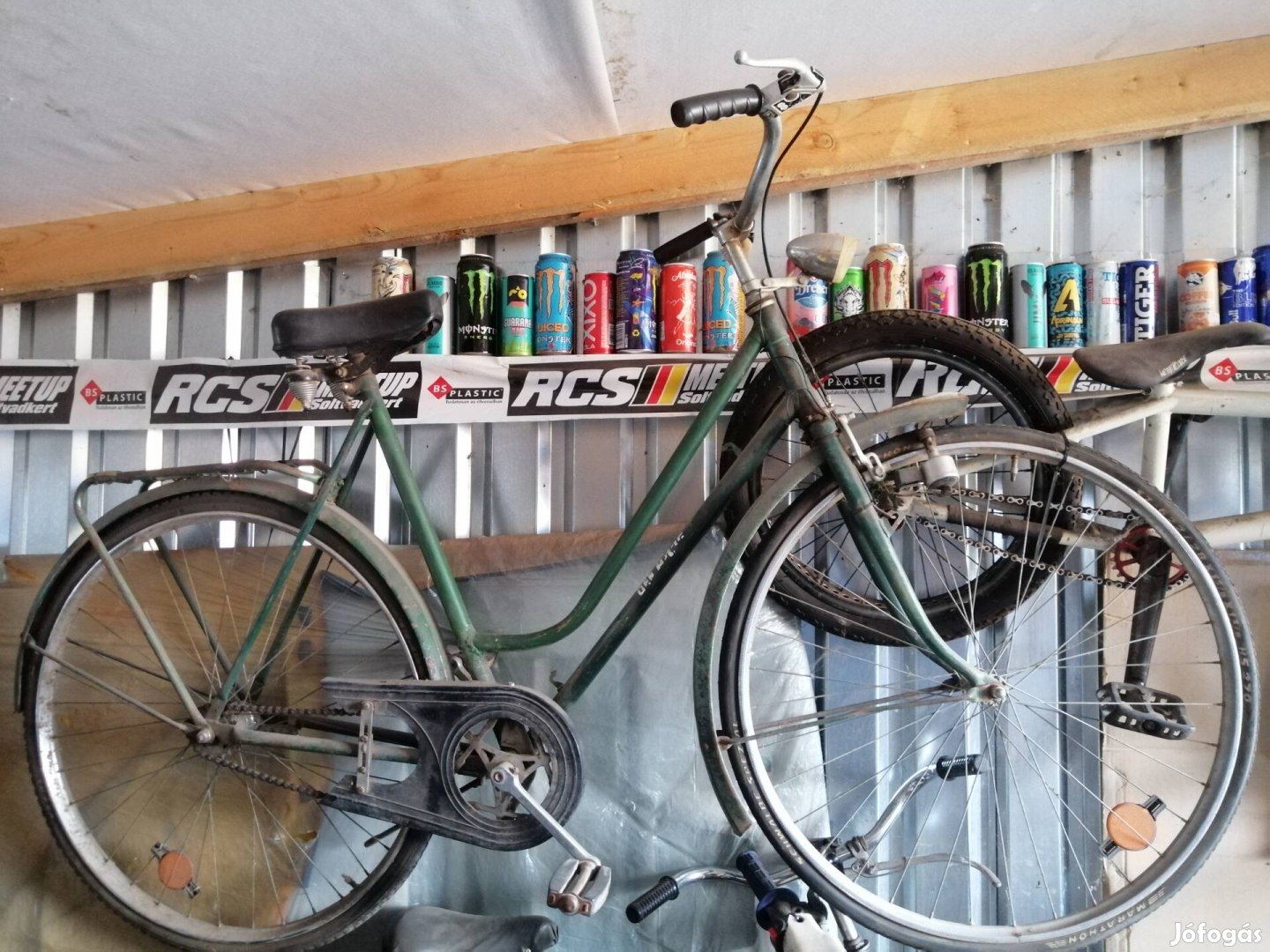 Régi póstás bicikli / kerékpár 