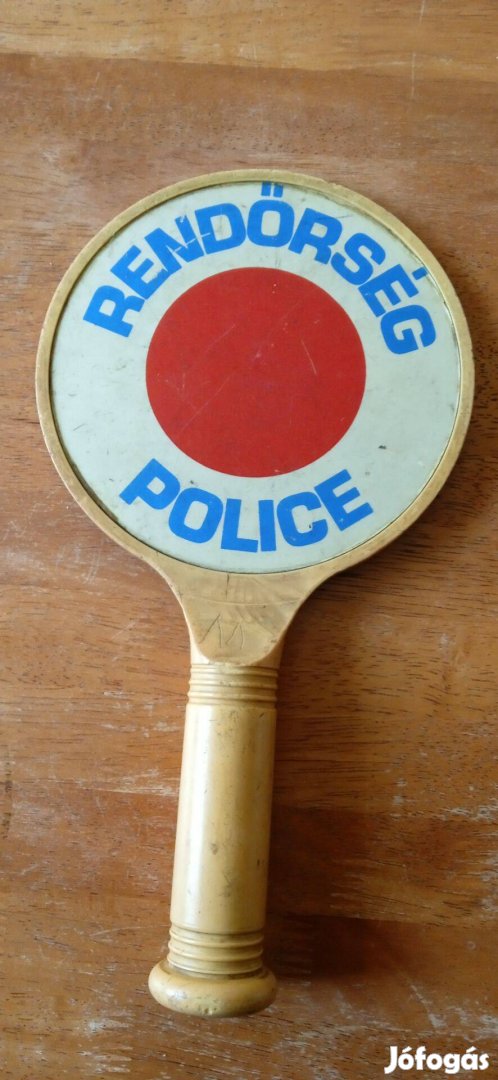Régi rendőrségi tárcsa