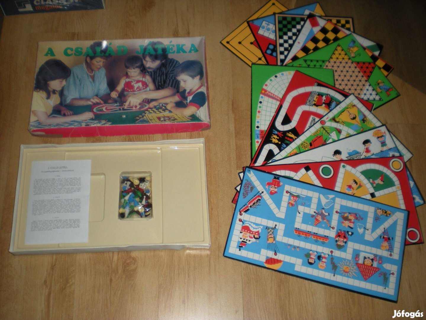 Régi retró A család játéka társas játék társasjáték