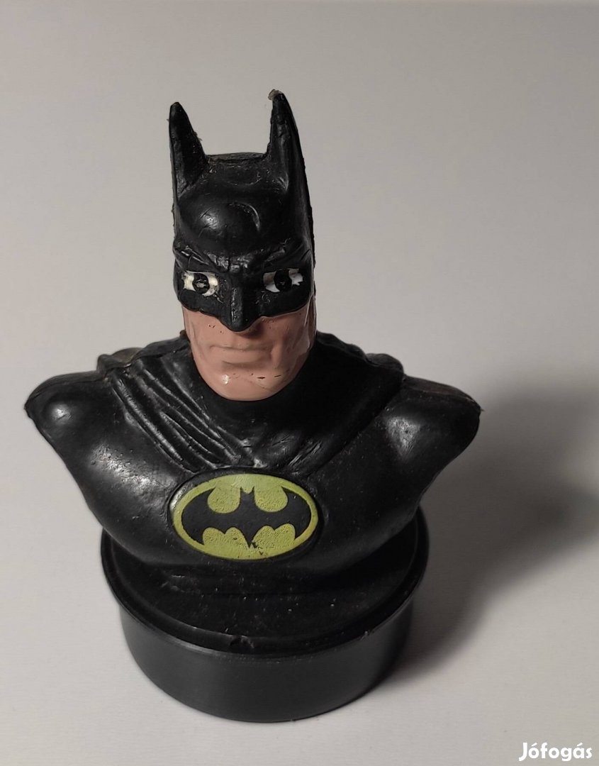 Régi retro Batman fejes bélyegző,nyomda kb. 90-és évek 