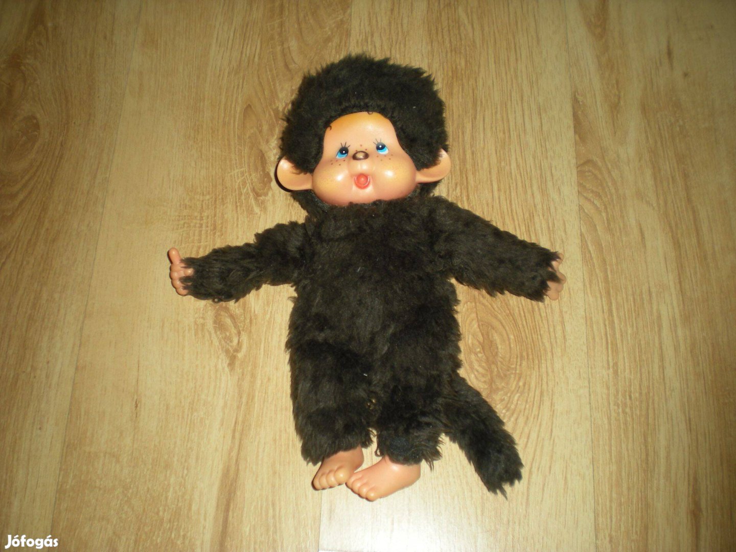 Régi retró Monchhichi Moncsicsi baba 30 cm