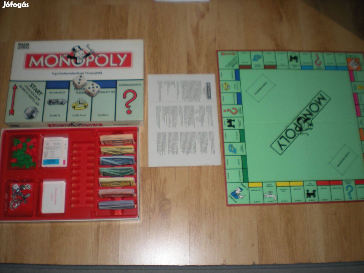 Régi retró Monopoly társasjáték társas játék hiánytalan