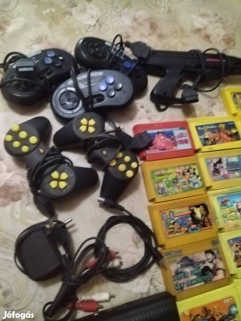 Régi retró Nintendo sok tartozékkal 