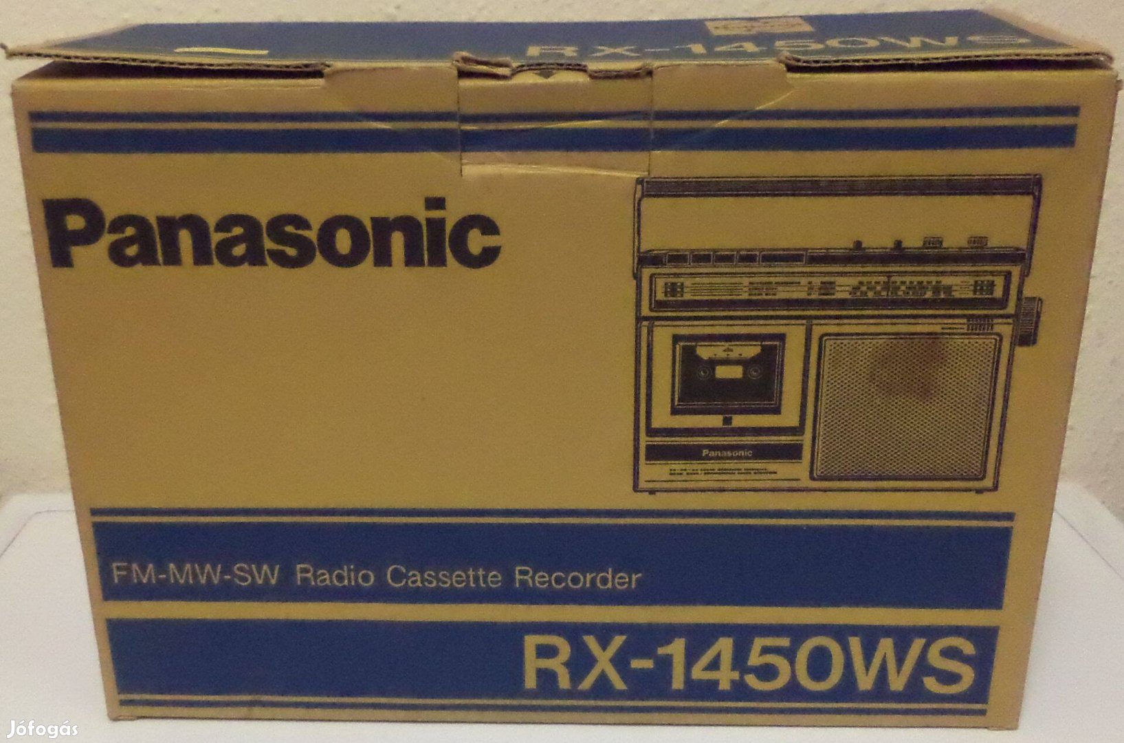 Régi retro Panasonic RX-1450WS dobozában
