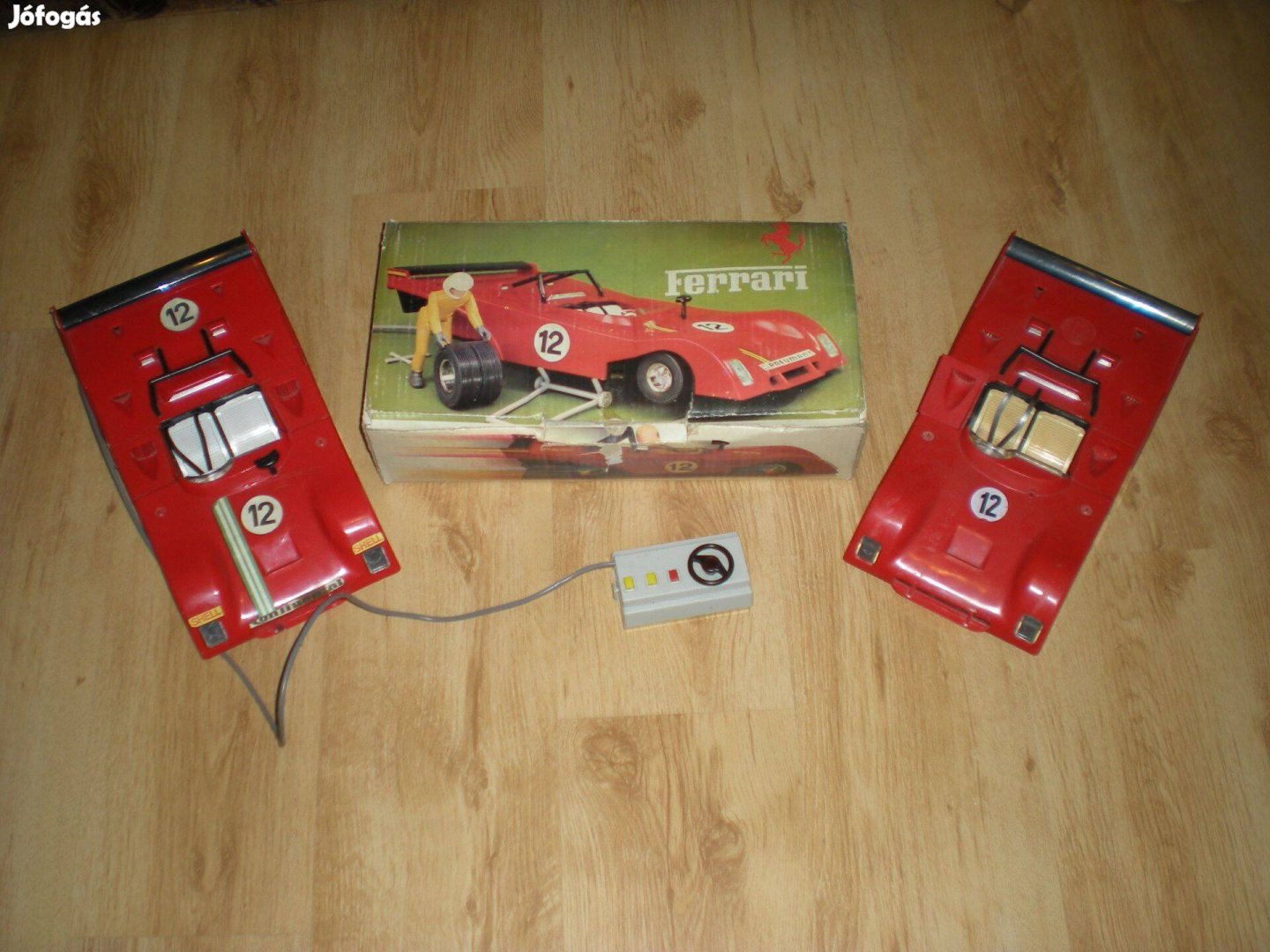 Régi retró Piko Ferrari 312 PB távirányitós autó hiányos alkatrésznek