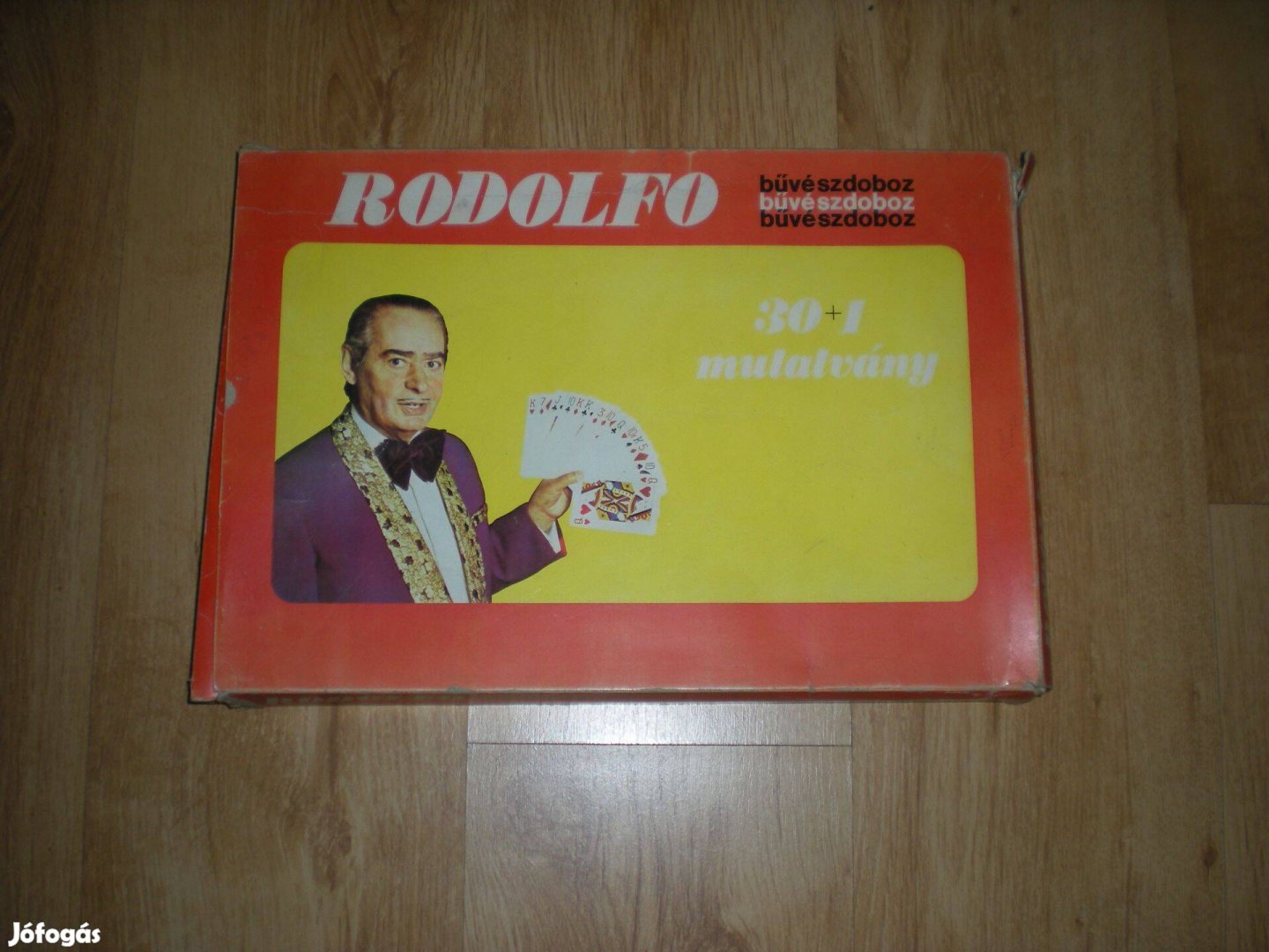 Régi retró Rodolfó 30+1 bűvészdoboz társasjáték játék hiánytalan