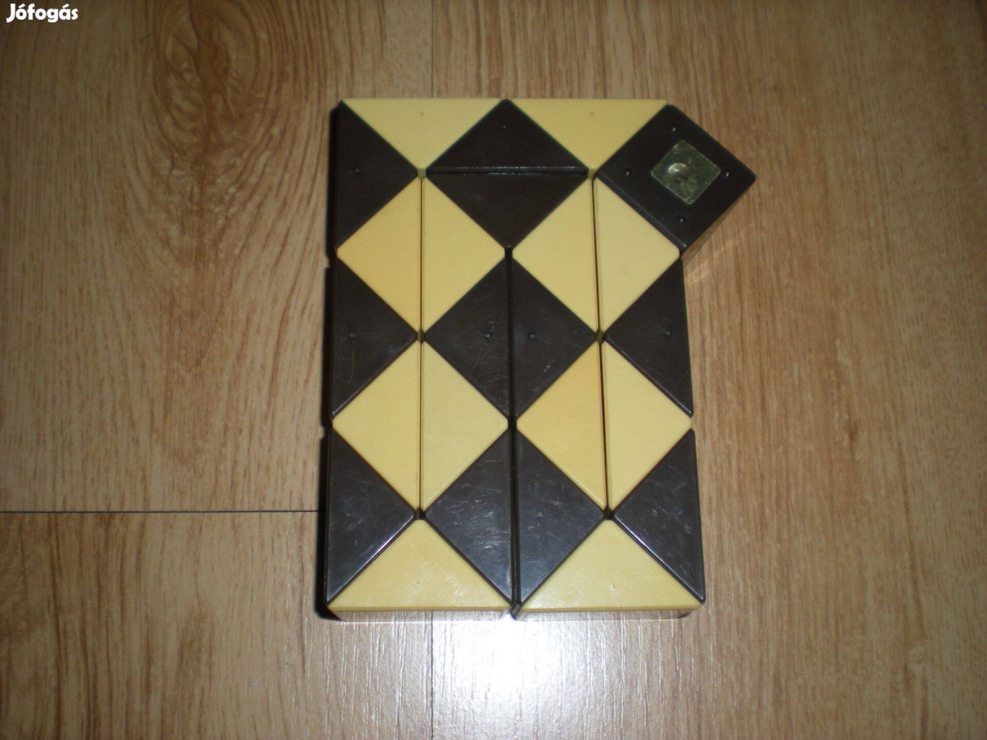 Régi retró Rubik bűvös kígyó működőképes