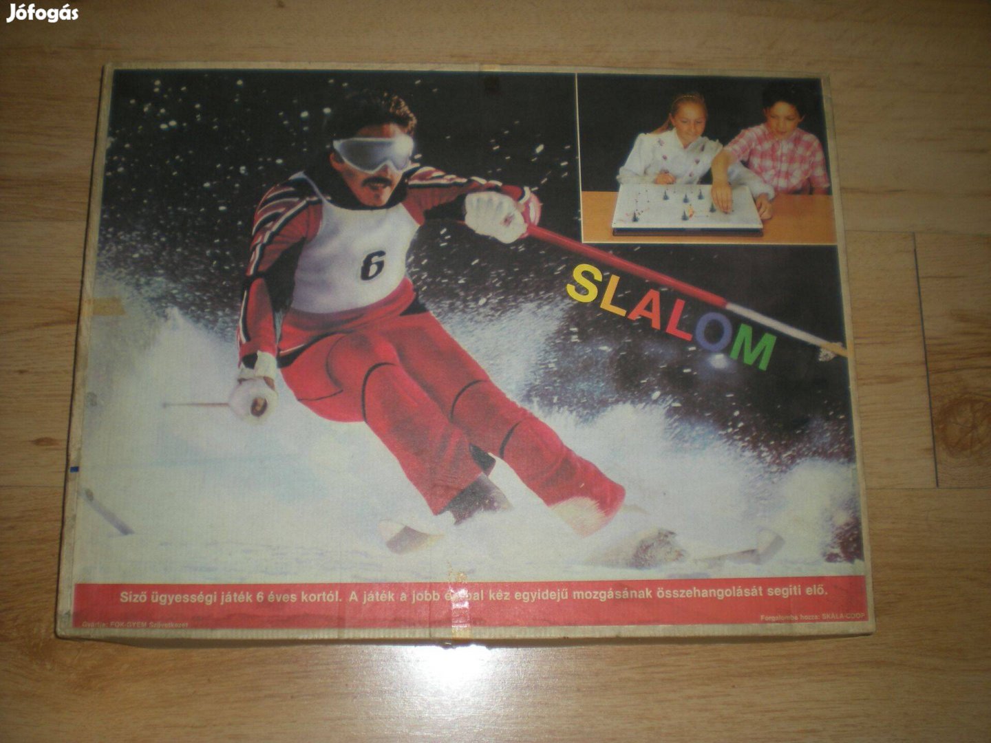 Régi retró Slalom társasjáték társas játék Skála Coop