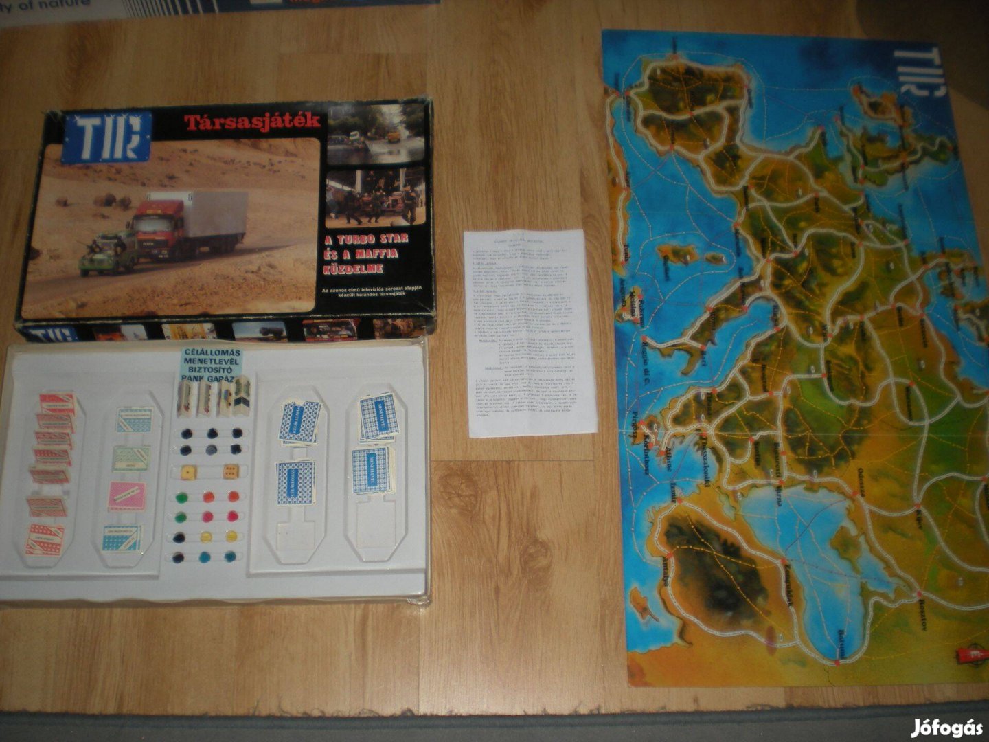 Régi retró TIR társasjáték társas játék hiánytalan Triál