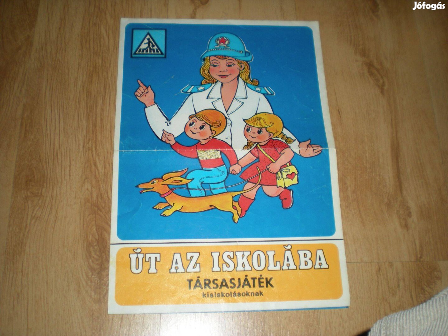 Régi retró Út az iskolába társasjáték társas játék