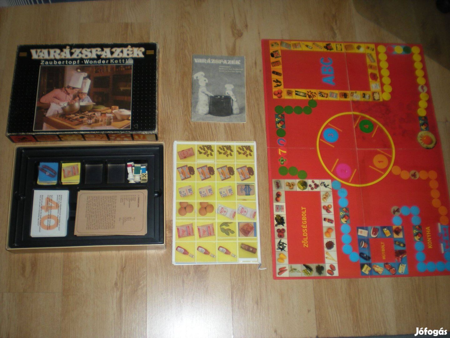 Régi retró Varázsfazék társasjáték társas játék hiánytalan