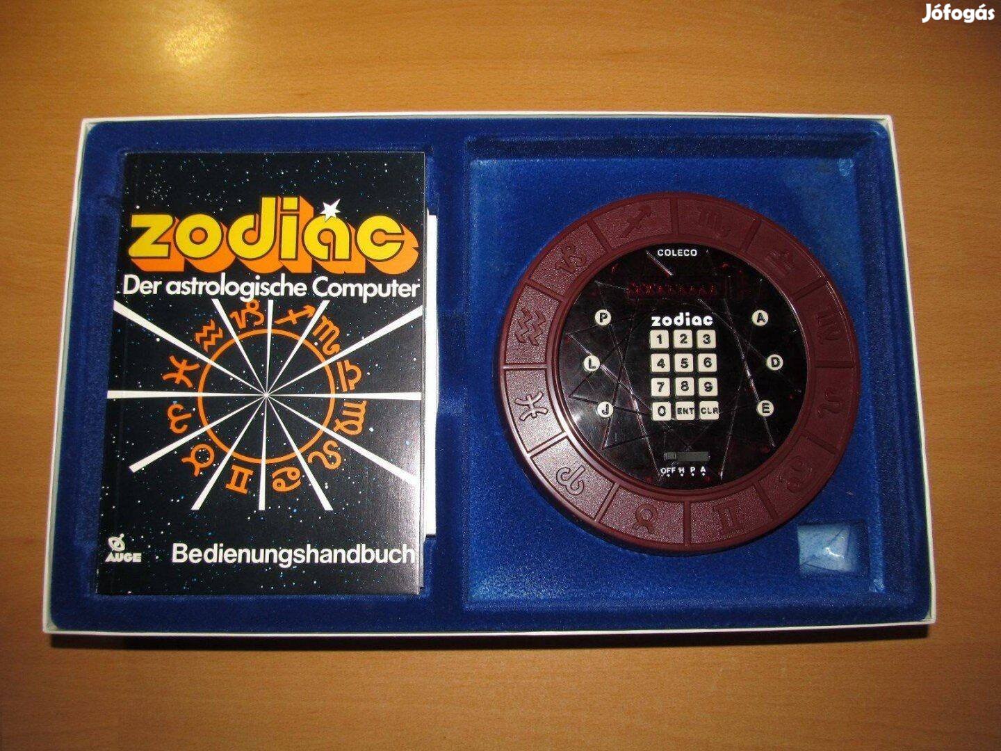 Régi retró Zodiac horoszkóp készítő számítógép (Coleco, 1979)