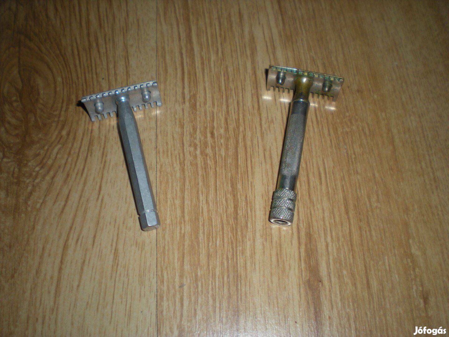 Régi retró antik használt hagyományos borotva 2 db egyben 1