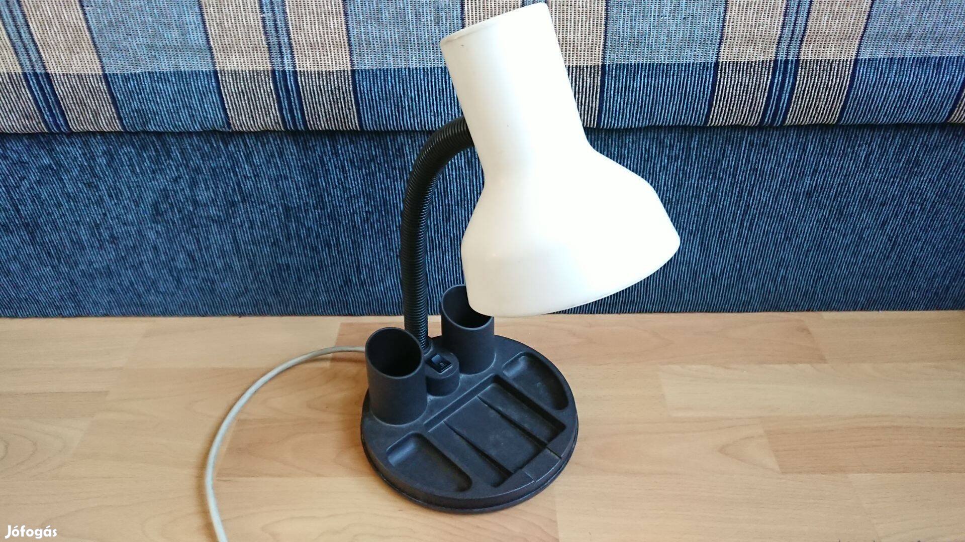 Régi retro asztali lámpa íróasztali világítás tolltartóval hajlítható