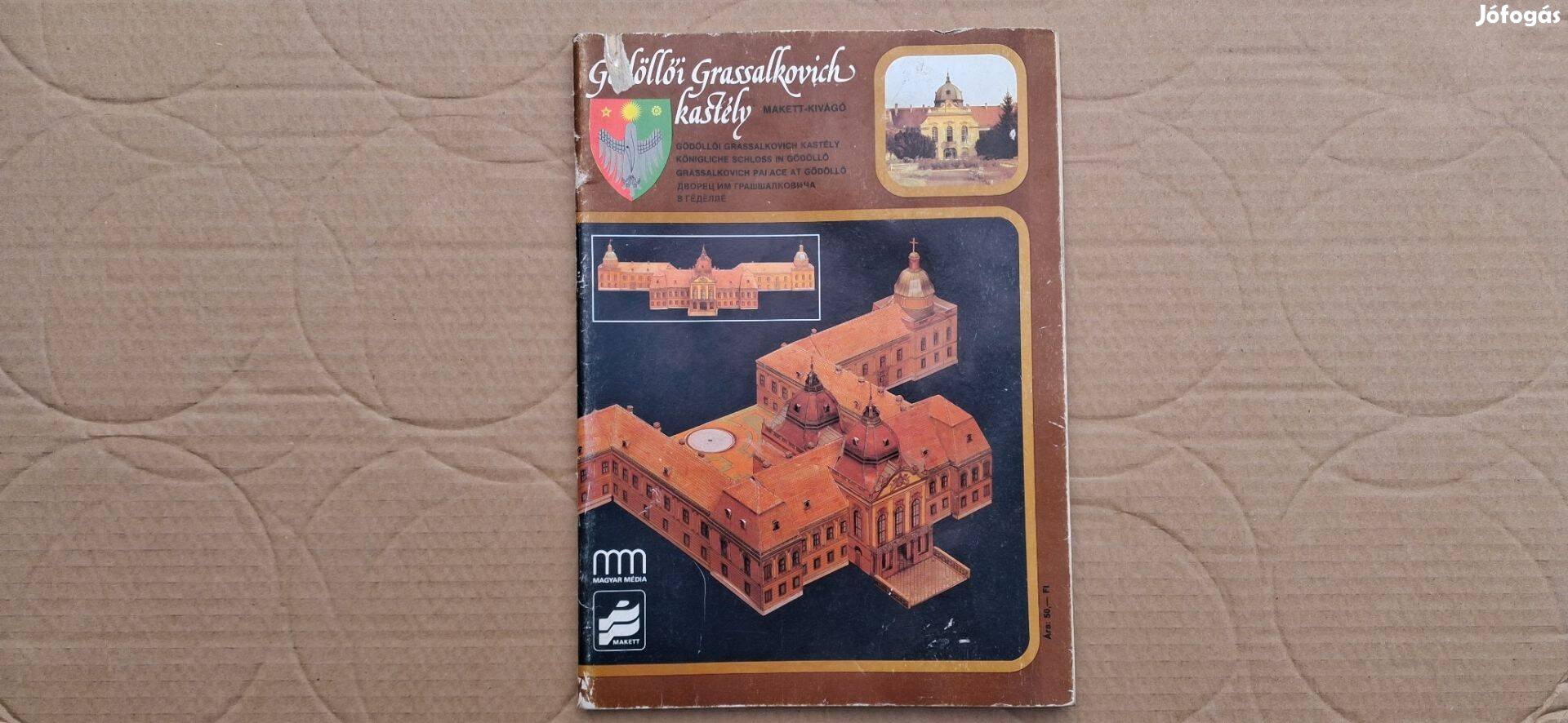 Régi retro gödöllő papír régiség 1986 kastély