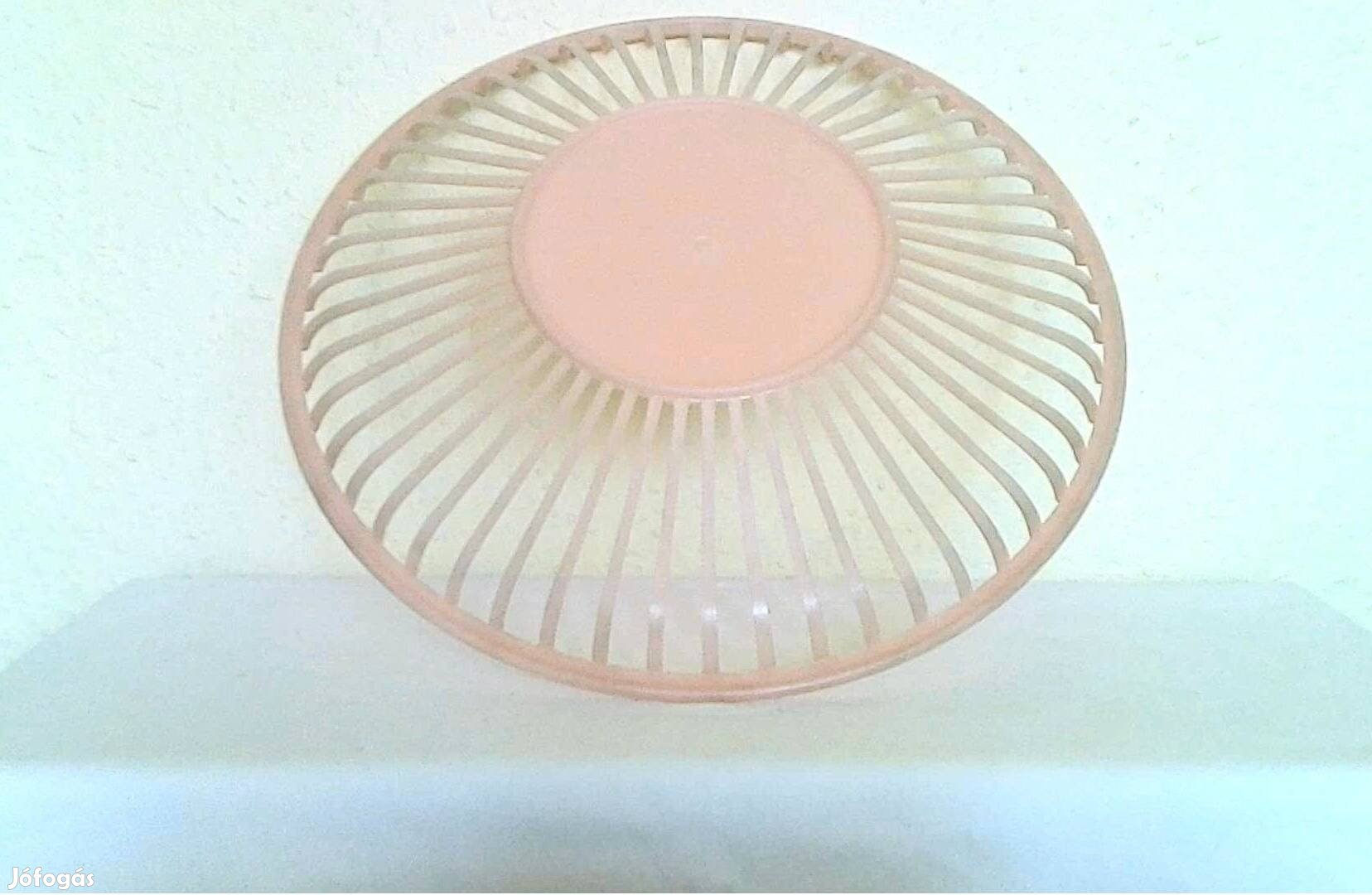Régi retro kenyérkosár, kenyeres gyümölcsös kosár hibátlan 28 cm