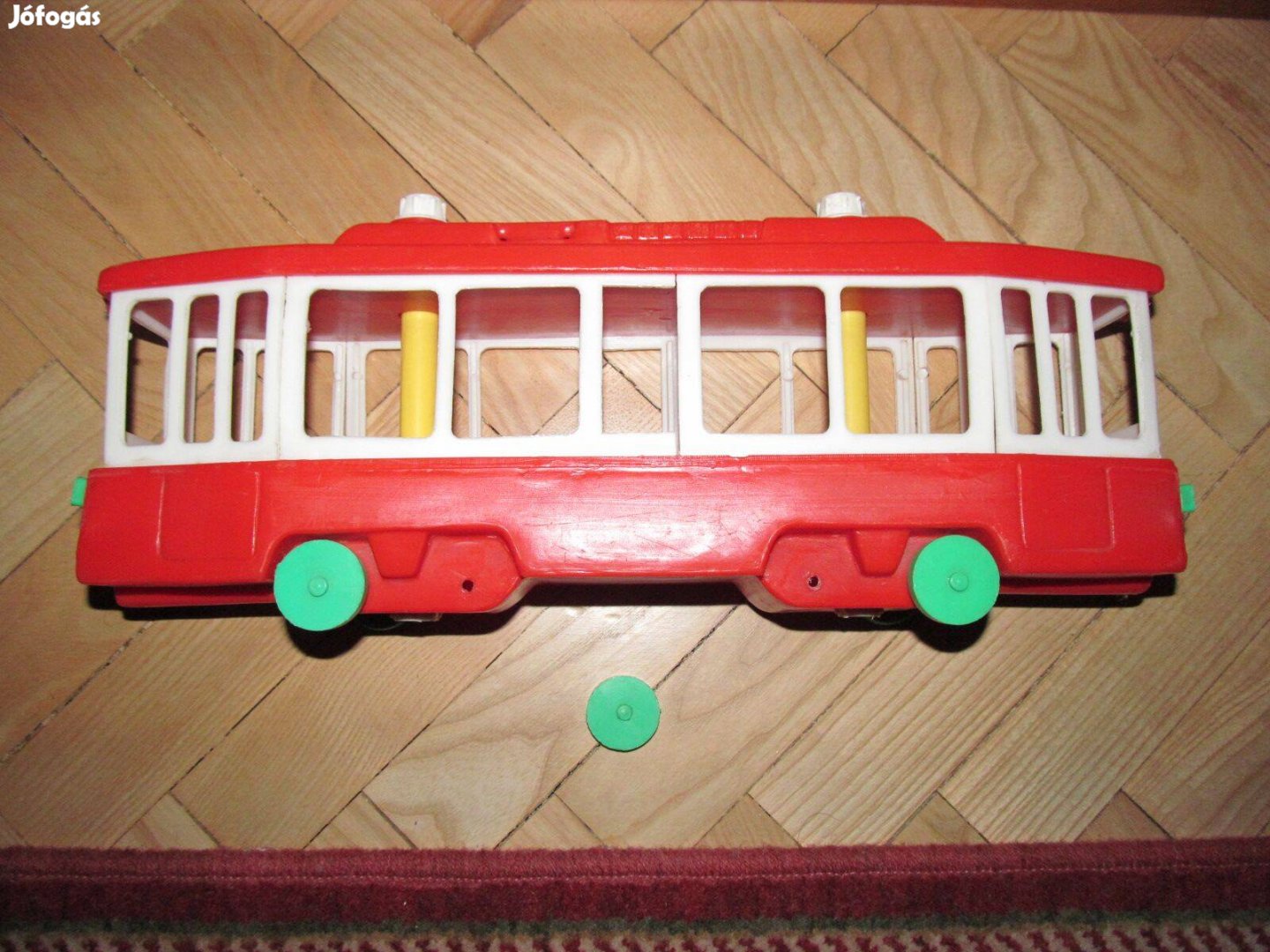 Régi retró trafikárú DMSZ járgány: Hatos villamos (DMSZ)