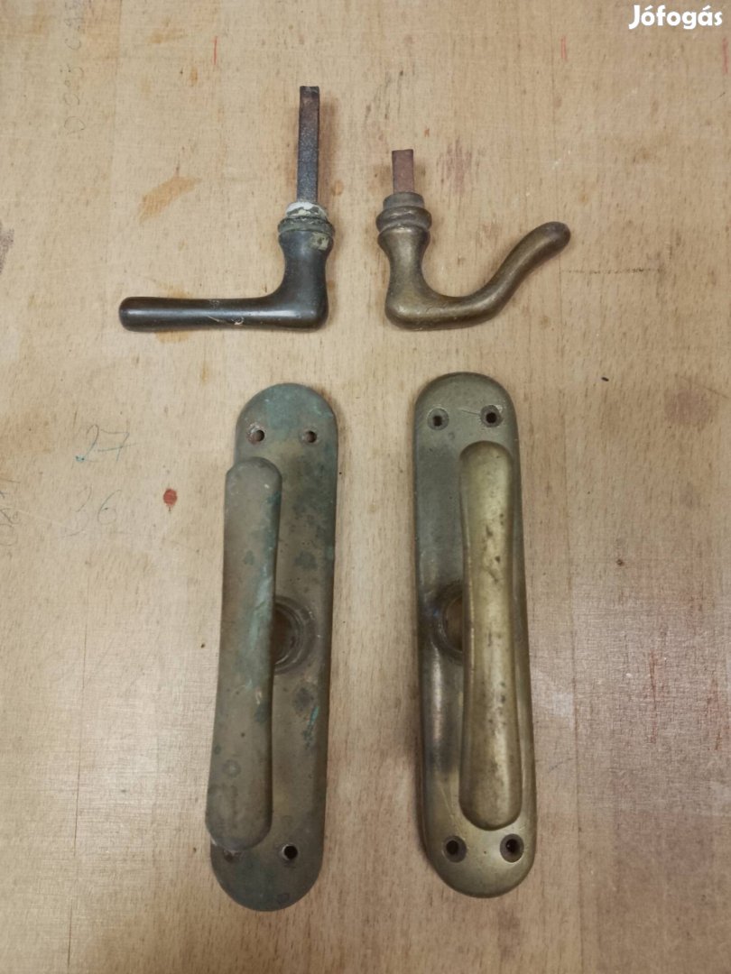Régi réz ablak kilincsek