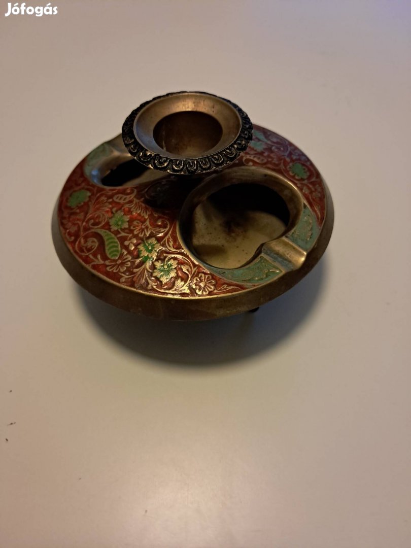 Régi,réz hamutartó és gyertyatartó egyben
