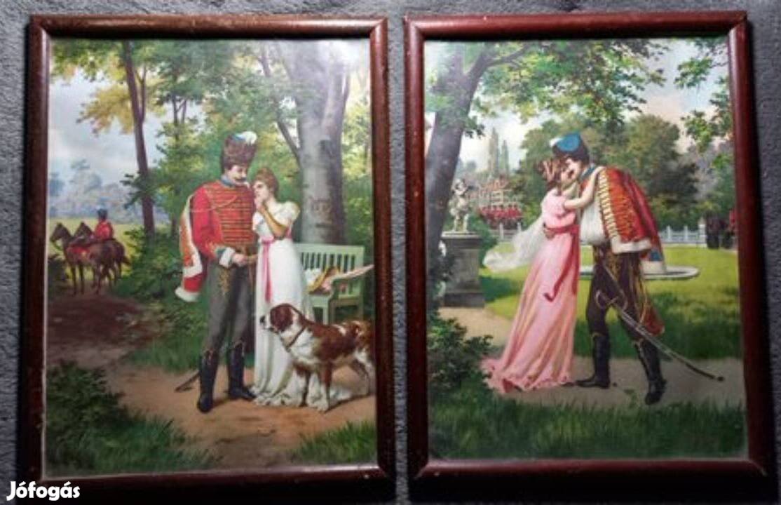 Régi romantikus faliképek