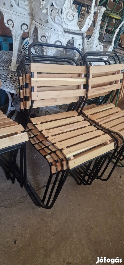 Régi sőr kerti székek retro büfé bisztro szék rakásolhato szék 
