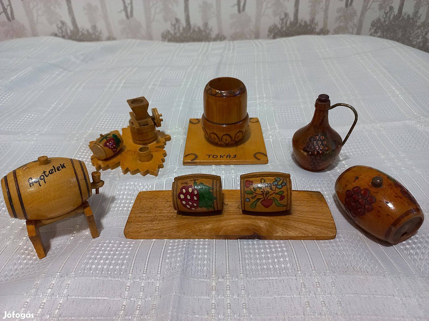 Régi szüreti témájú souvenirek együtt 1500 Ft-ért