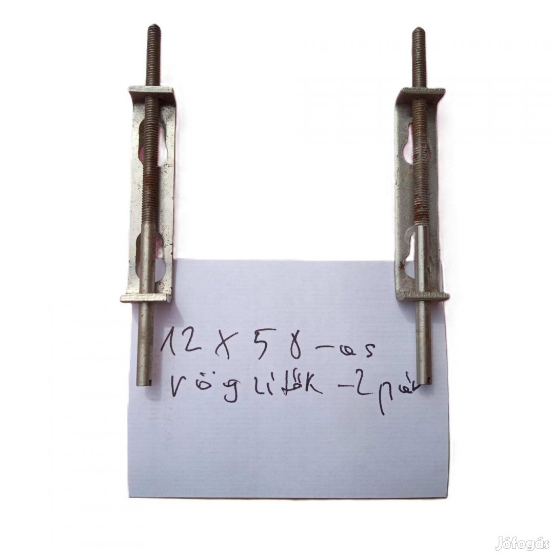 Régi tábla műszerek oldalsó rögzítő elemei , 12 x 58 mm