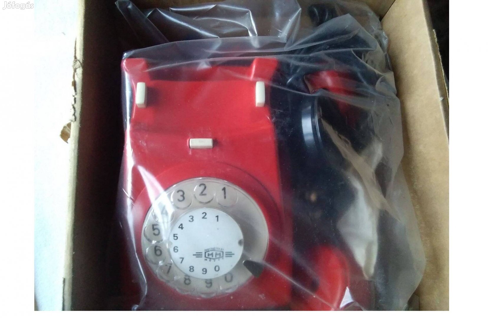 Régi tárcsás telefon eredeti bontatlan csomagolásban