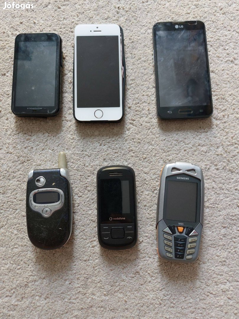 Régi telefonok - LG, Siemens, Motorola, Vodafone