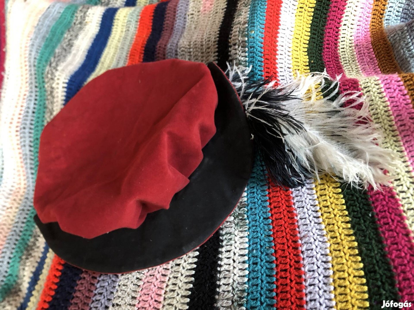 Régi textil kalap 1800 Ft