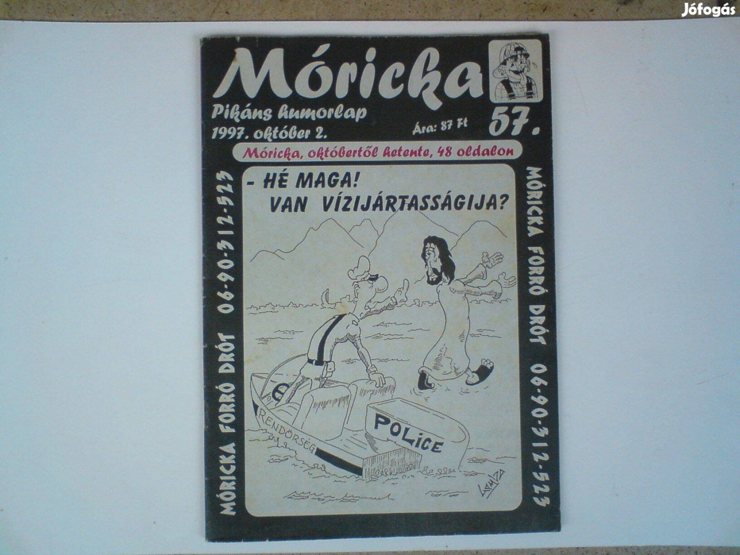 Régi újság - Móricka - pikáns humorlap (1997.október 2.)