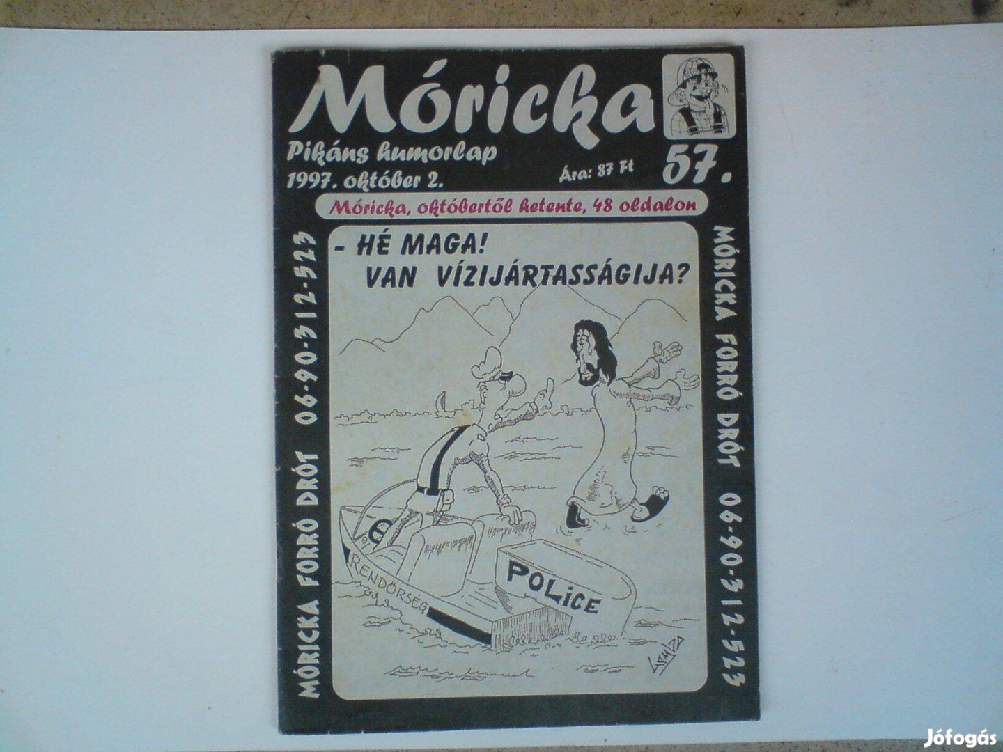 Régi újság - Móricka - pikáns humorlap (1997.október 2.)