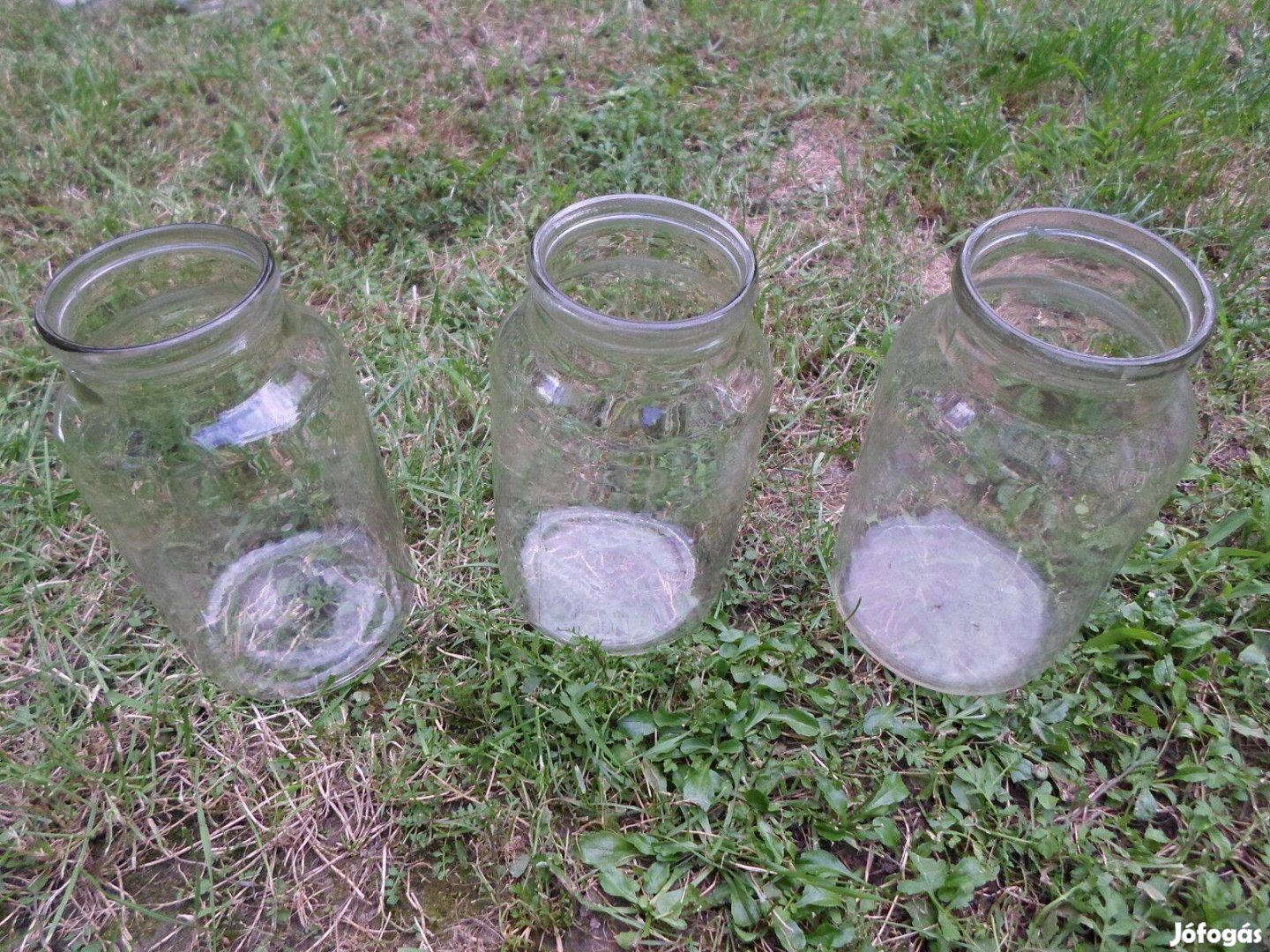 Régi üveg befőzéshez, befőttesüveg (2 liter) 1