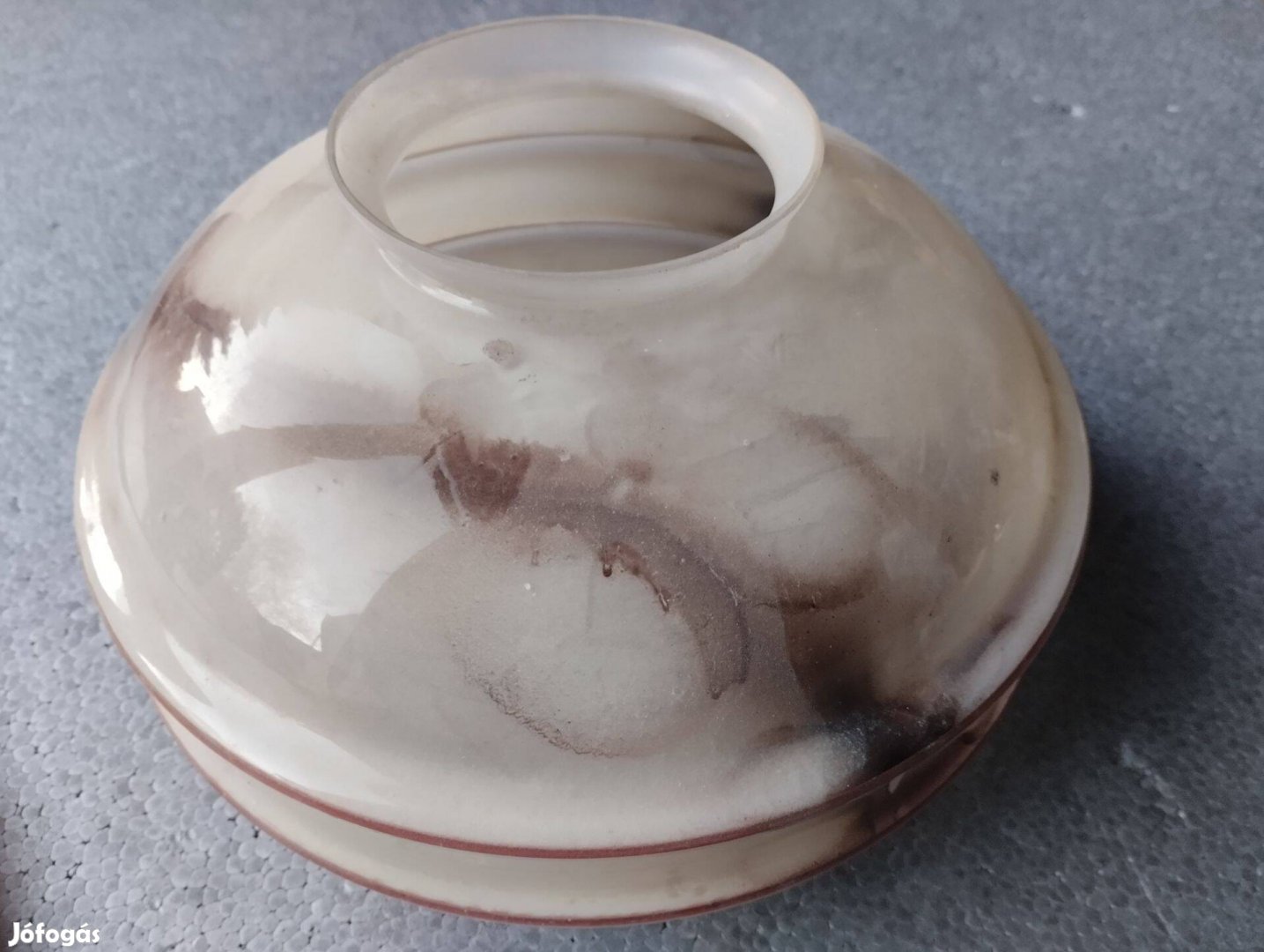 Régi üveg mennyezeti lámpabúra konyha csillár