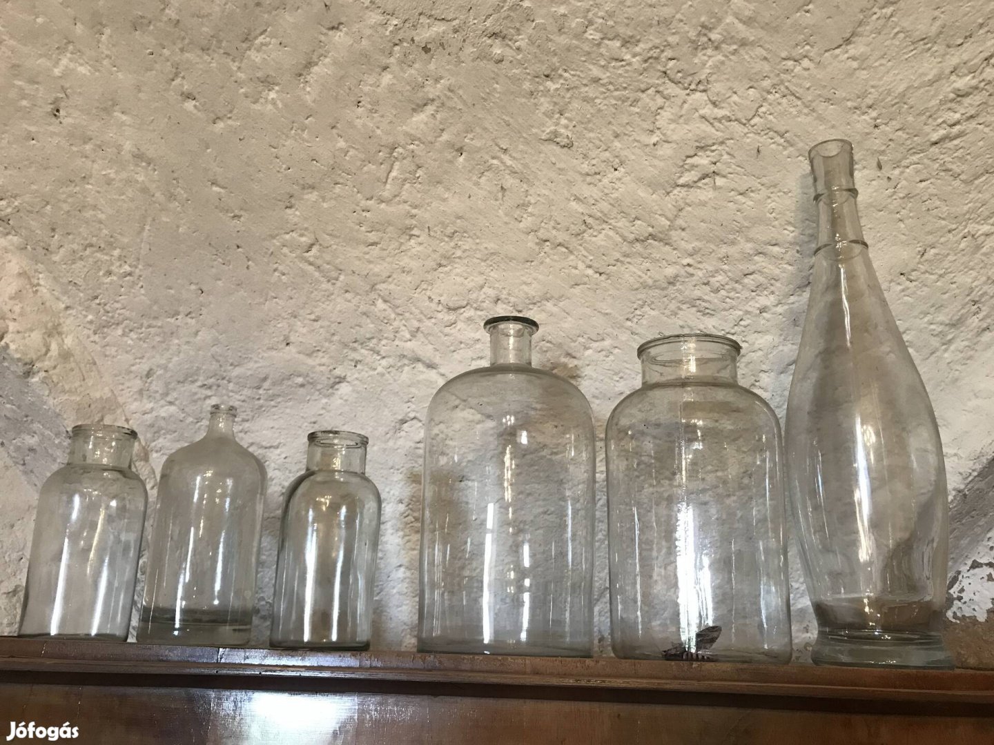 Régi üveg palackok