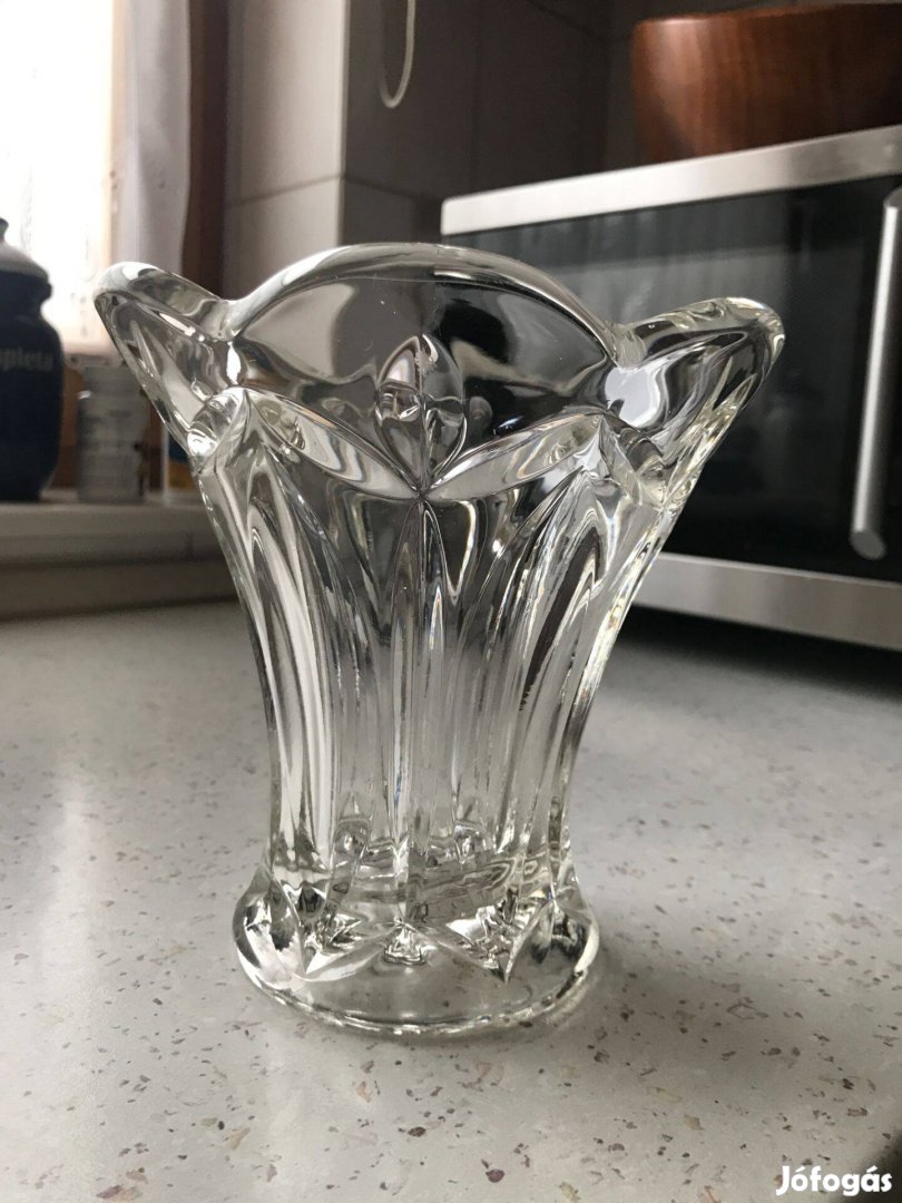 Régi üveg váza, hibátlan