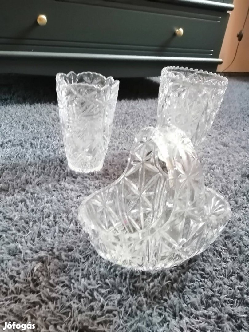 Régi üveg váza eladó
