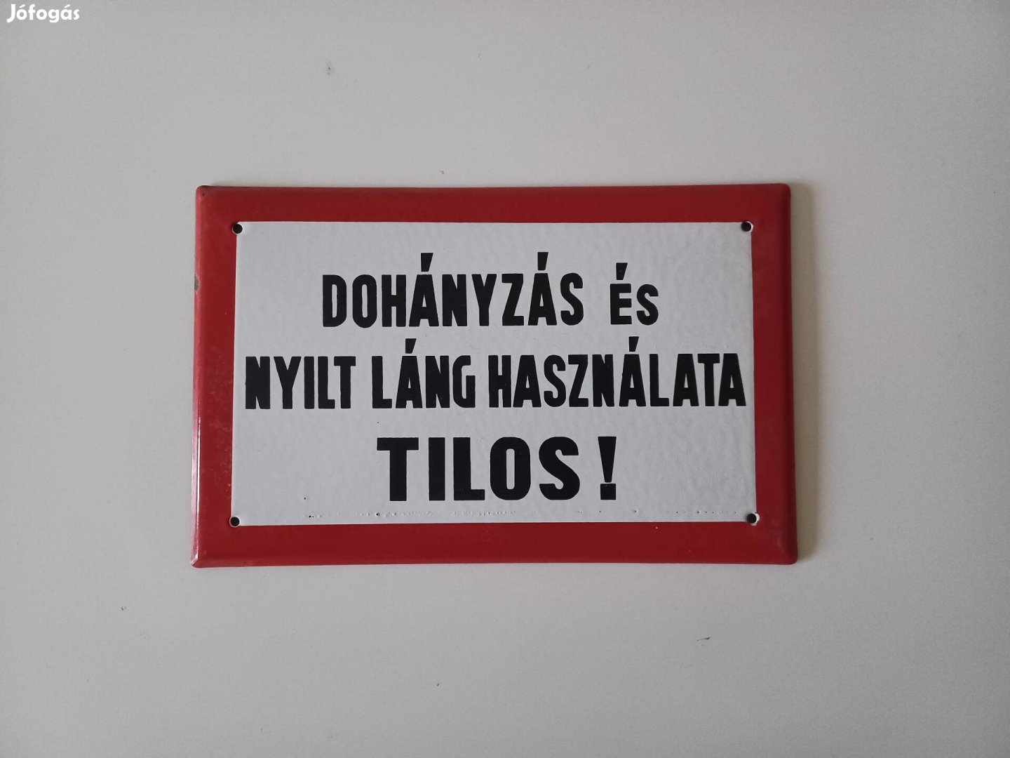 Régi vintage zománc reklám tábla 2