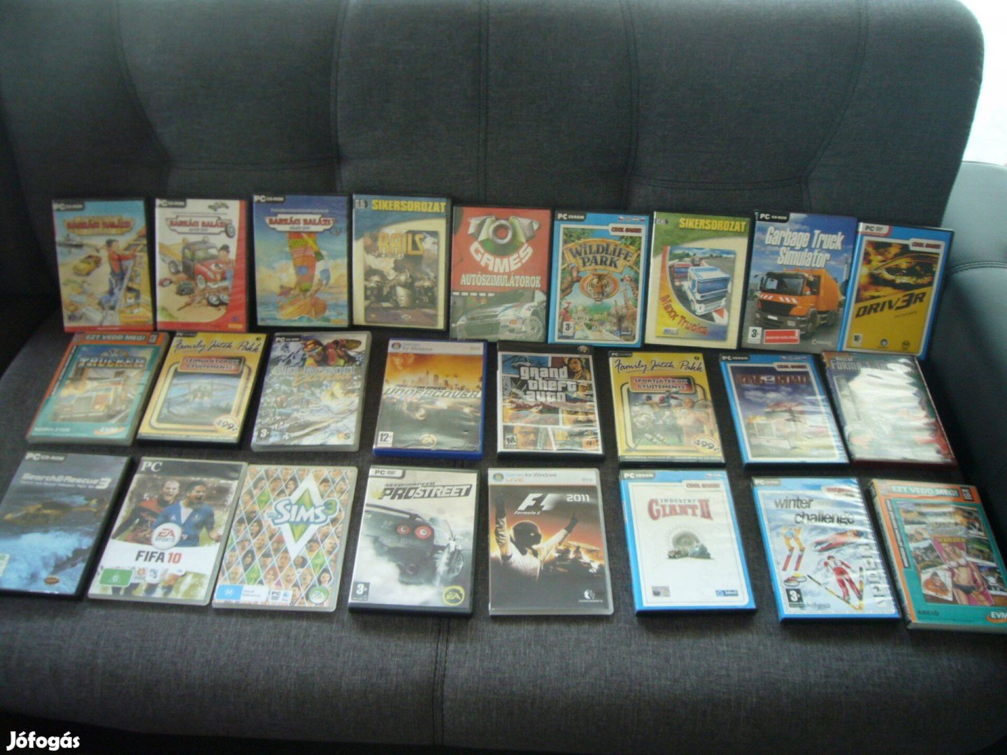 Régi wifis PC 40 játék DVD csomagban