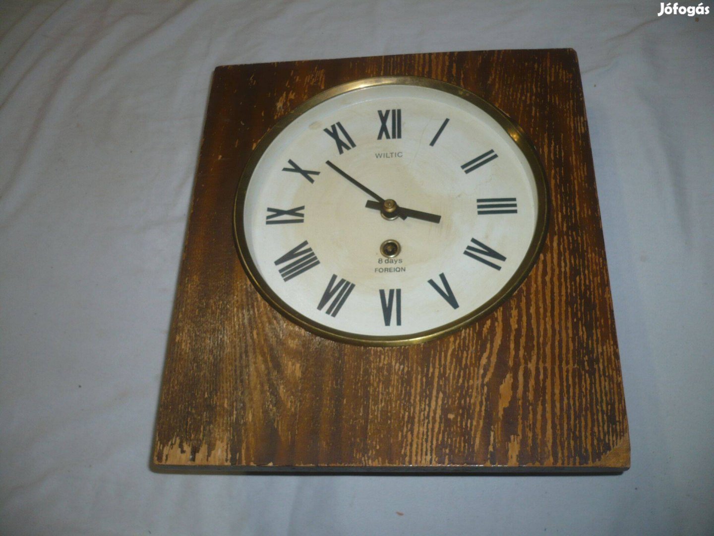 Régi wiltic 8 napos felhúzós falióra